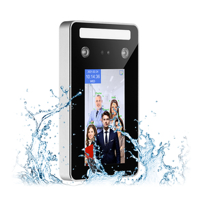 AI Dynamic Biometric 5 Inch Touch Screen <strong>QR</strong> <strong>Code</strong> <strong>Scanning</strong> Multi 5 People Recognition IP65 Waterproof RFID Access Control Face - Product Image 1