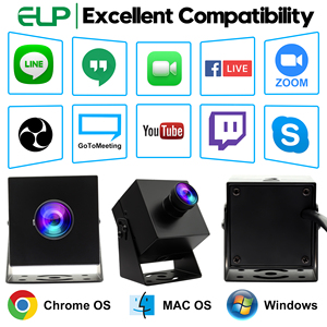 ELP 12MP fotocamera USB 1080P 120fps 4K 30fps Lightburn con M12 messa a fuoco manuale per Raspberry Pi Windows e Mac OS