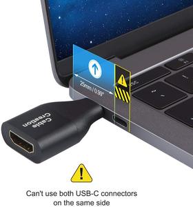 CableCreation Portatile di Tipo C a HDMI Femmina del Convertitore Dell'adattatore USB C a HDMI Adattatore 4K - Product Image 6