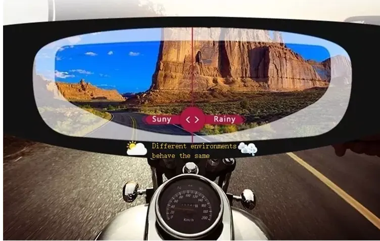 Sıcak satış motosiklet kask özel Anti sis ve yağmur filmi