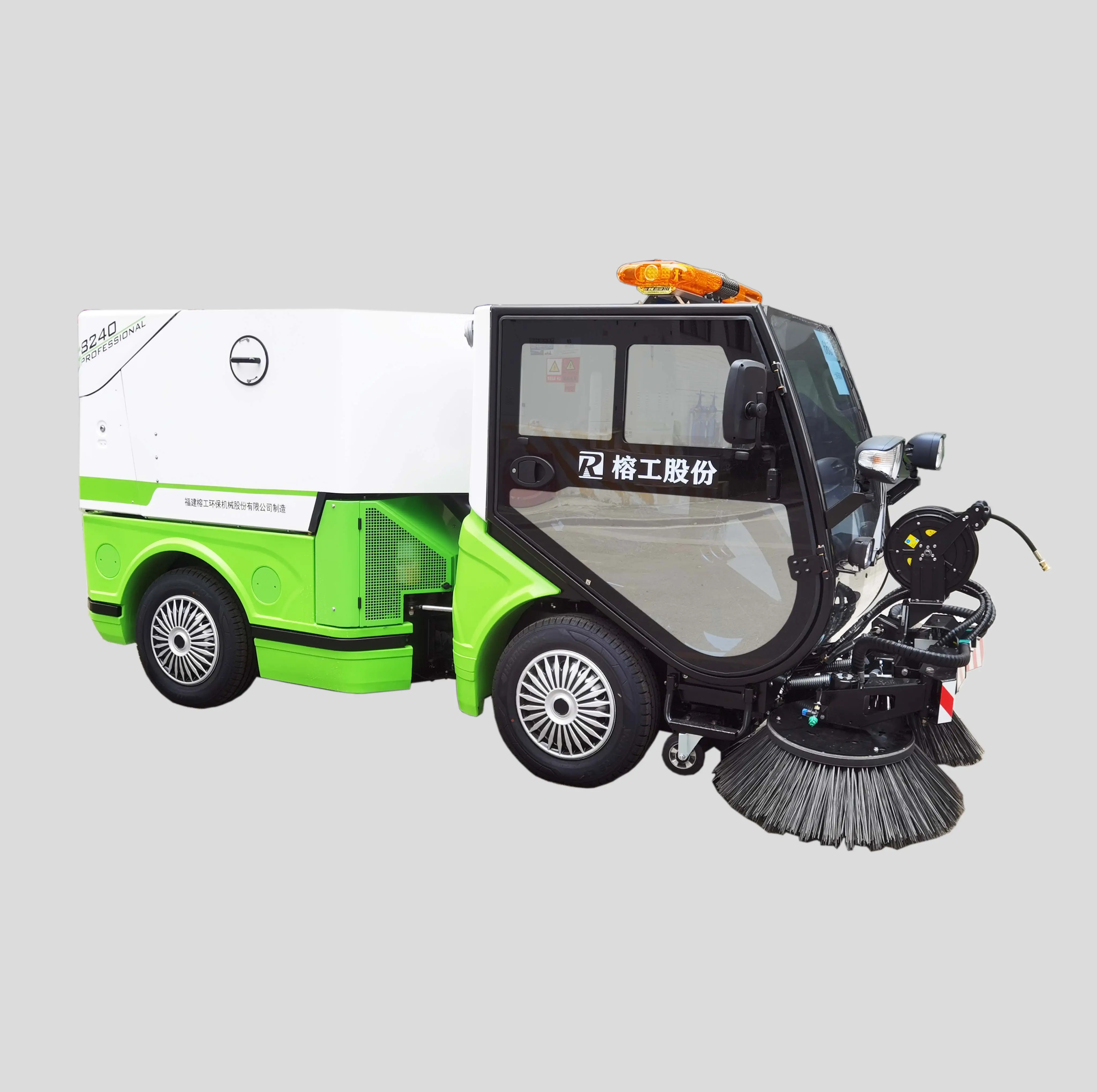 Machine de nettoyage municipale balayeuse à feuilles électrique balayeuse de voirie électrique camions sur le marché meilleure petite balayeuse