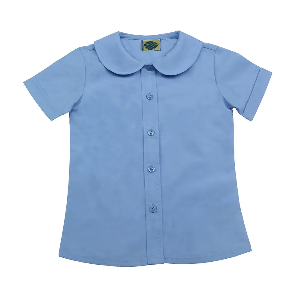 All'ingrosso ragazze Schoolwear Australian Kindergarten School Uniform camicetta Girl Kids Blue Shirts