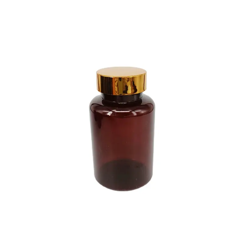 100ml 200mL amber/Black Transparent Boston Round Medical Plastic Packaging PET Medicine Bottle