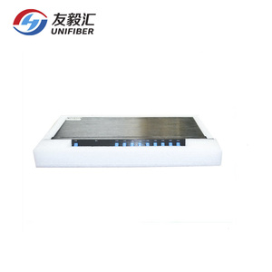 Dual LC/UPC 8+<strong>1</strong> <strong>Channel</strong> CWDM Passive Mux Demux <strong>Multiplexer</strong> with Express Port 1U 19&quot; Rack Mount - Product Image 2