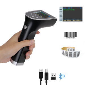 YHDAA alta calidad 2D Bluetooth Android IOS sistema escáner de código de barras lector de código de barras Qr código escáner de código de barras con pantalla - Product Image 3