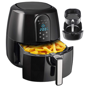 5.5L Air Fryer 1800W with Digital Display <strong>Timer</strong> <strong>and</strong> Fully Adjustable <strong>Temperature</strong> <strong>Control</strong> for Healthy Oil Free &amp; Low Fat Cooking - Product Image 4