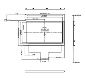 Youritech Factory5.8インチTFTLCDディスプレイ1920x1080LVDSインターフェース3Dプリンター用LCDパネル - Product Image 1