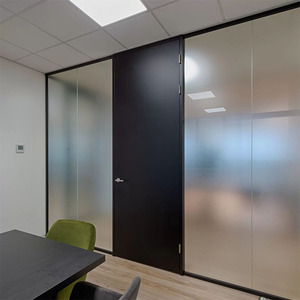 Fire <strong>Rated</strong> Glass Wall Partitions 1 Hour 2 Hour Reusable Glass Partition <strong>System</strong> for Hospital School Commercial <strong>Building</strong> - Product Image 2