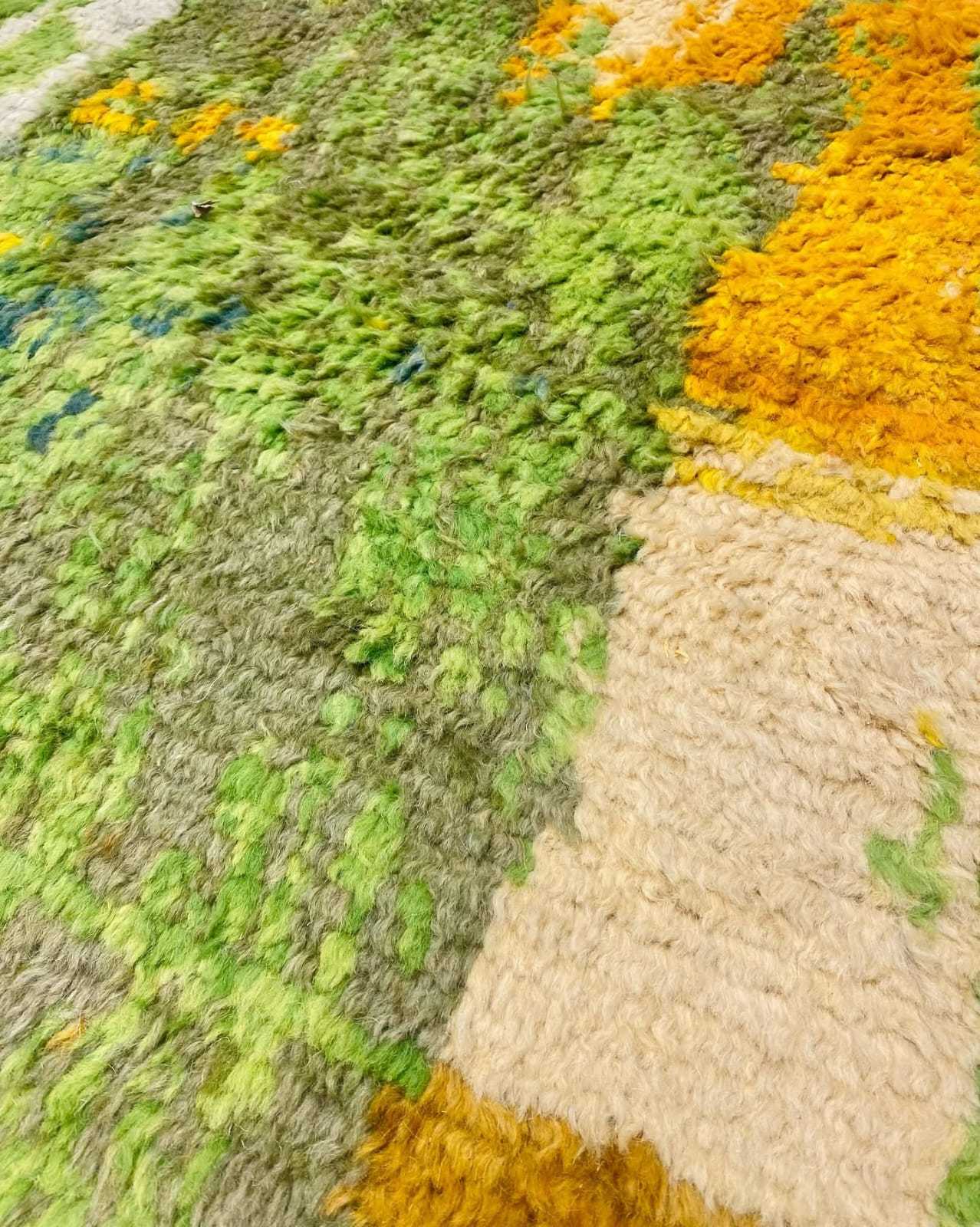 Green, yellow and white