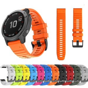 26 <strong>22</strong> 20 MM Silicone <strong>Watch</strong> <strong>Band</strong> for Garmin for Fenix 6X 6 6S Pro 7X 7 Easyfit Wristband 5 5X 5S Plus Smartwatch Bracelet Straps - Product Image 1