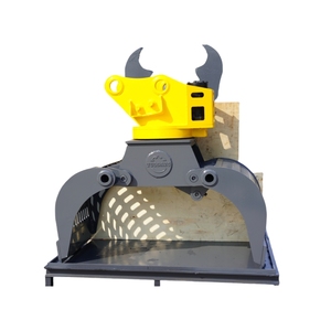 2024 nuova presa universale dell'escavatore di progettazione per lo scarico del carbone con ingranaggio del motore di base per la gestione dei rifiuti di legno da costruzione - Product Image 5