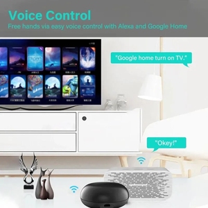 WiFi Smart IR and RF Remote <strong>Control</strong> Smart Universal Remotely Controller for TV Air Conditioner Set-top Box Fan DVD Player