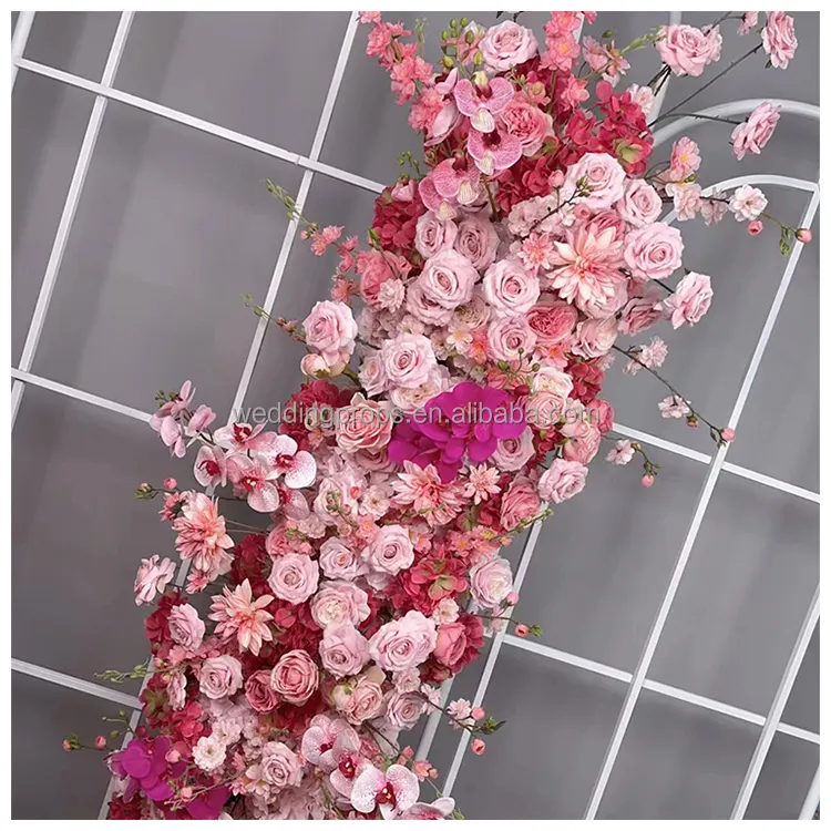Romantico fiore di cerimonia nuziale artificiale ghirlanda