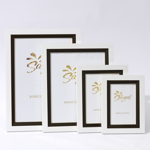 Văn phòng trang trí nội thất sang trọng tùy chỉnh hiện đại bán buôn trong kho màu đen và trắng bảng A2 Kích thước MDF hình ảnh khung mouldings cho hình ảnh - Product Image 2