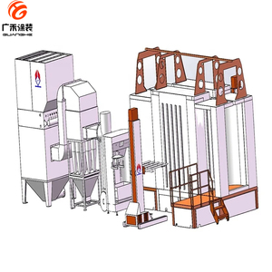 Voll automatische Lackierung Produktions linie Stand Elektro statische Sprüh pulver beschichtung linie - Product Image 5