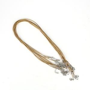 Necklace Rope <strong>String</strong> <strong>With</strong> <strong>Clasp</strong> Waxed Necklace Cord for Jewelry Making DIY Necklace Accessories - Product Image 1