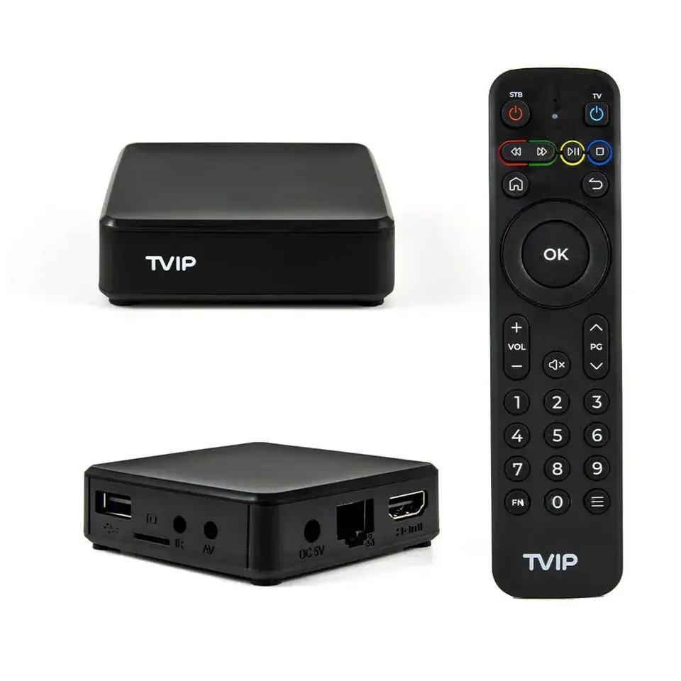 Tốt nhất tvip 710 605 s905w2 1G 8G Android 11 Linux TV Box streaming box thông minh Set Top Box hỗ trợ protal IPTV phương tiện truyền thông Máy nghe nhạc tvip710