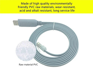<strong>USB</strong> to RJ45 Console Cable RS232 <strong>Serial</strong> Adapter for Cisco H3C HP Arba 9306 Huawei Router Rollover Converter Switch Control Cables - Product Image 3