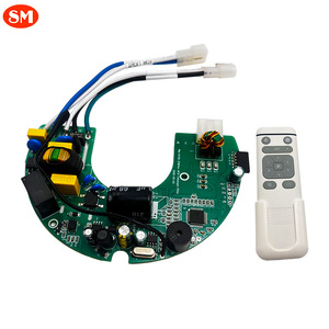 AC DCファン回路60W、リモートBLDCシーリングファン12V変換キットコントローラーPCBA充電式ファン回路PCB - Product Image 2