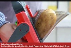Extra-large Heavy <strong>Duty</strong> Vegetable Chopper Vertical Multi-functional Vegetable <strong>Cutter</strong> and Slicer with Adjustable Cutting Blades - Product Image 4