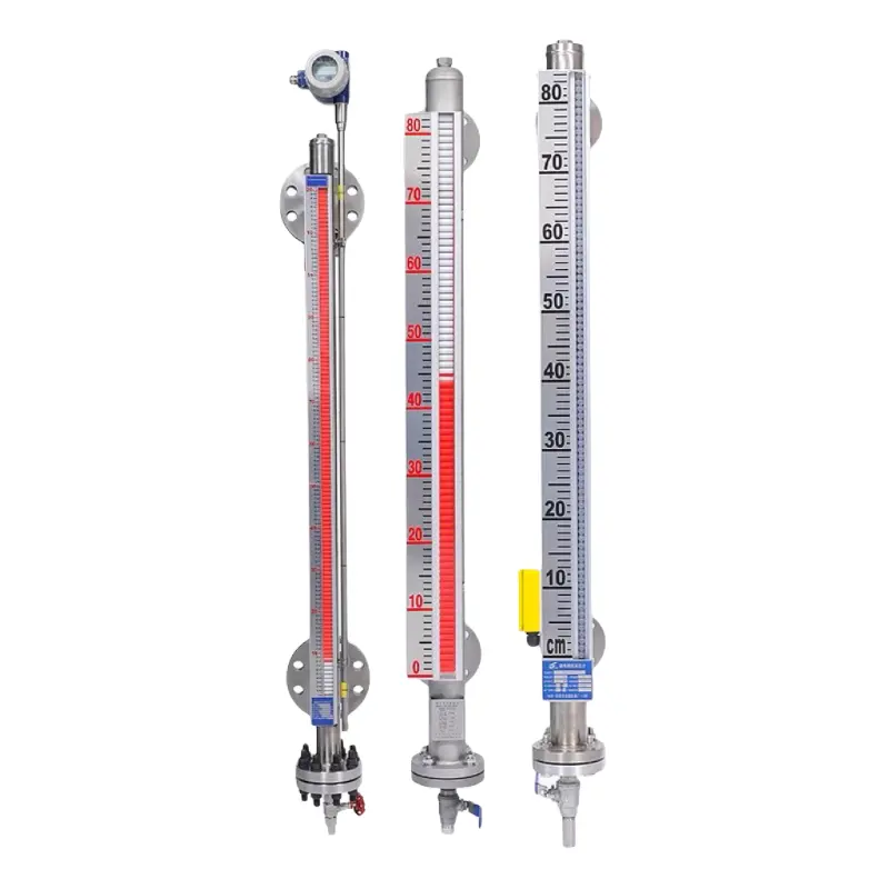 Medidor de Nivel Magnético Fábrica Venta al por mayor Medidor de nivel de aleta magnética digital