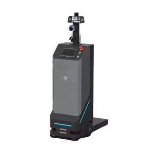 Sistema de robot ZENS Laser AGV Manejo de materiales eficiente Carretilla elevadora de mano automatizada Motor de acero AGV Planta de fabricación minorista - Product Image 1