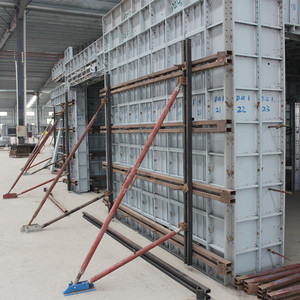 Andamio de material de construcción que soporta soporte diagonal ajustable acero push pull prop para encofrado de paredes de hormigón