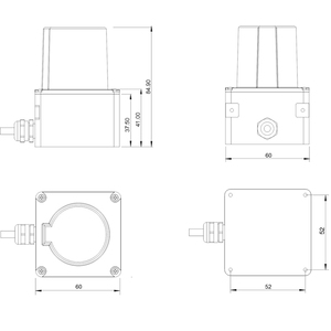 Sense laser LiDAR sensor LIDAR laser Slam 3D mapeo para UAV LIDAR scanner 3D para sensor proxy Omron - Product Image 6