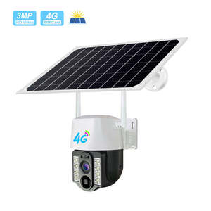查看更大的图像添加到比较共享4G sim卡IP PTZ WIFI摄像机室外无线闭路电视安全摄像机人工智能跟踪音频 - Product Image 1