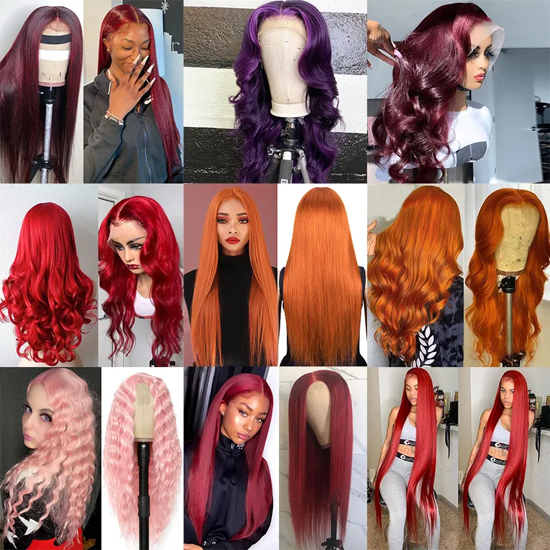 Colored wigs