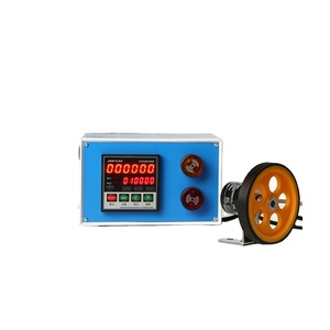 Contatore del tester di lunghezza con il regolatore di lunghezza del codificatore e della scatola di controllo-tipo metro di lunghezza di Digital con la funzione 110V dell'allarme - Product Image 1