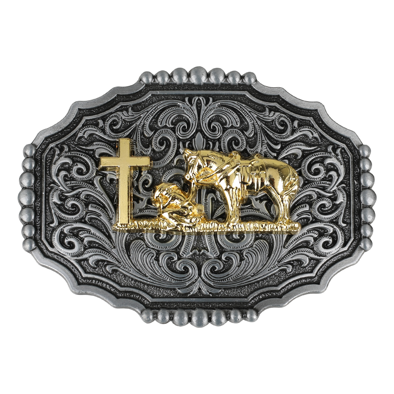 Golden cross horse 17