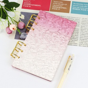 Rõ ràng minh bạch <span class=keywords><strong>Acrylic</strong></span> Loose-Leaf chất kết dính A6 kích thước cho văn phòng trường nhà hàng ngày lưu ý chụp lập kế hoạch Nhật Ký tổ chức - Product Image 5