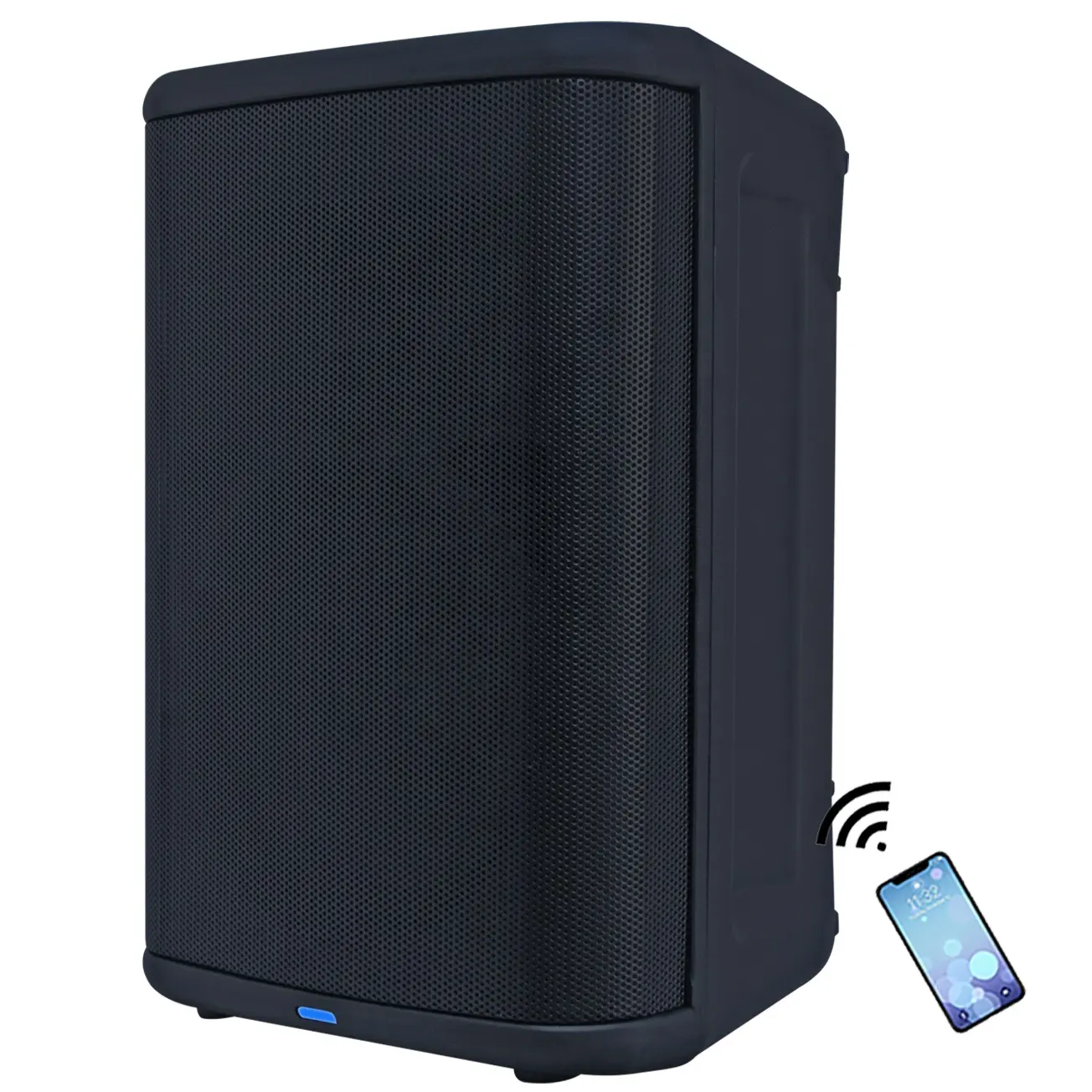 1500W 8 "Tragbares profession elles Audio-PA-Lautsprechers ystem Karaoke-Batterie-Gitarren-Sound box für den Außenbereich mit BT DSP Mixer Echo Bocina P.