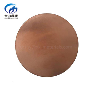 纯铜圆盘99.99% 1毫米厚圆形铜铜板DIY材料