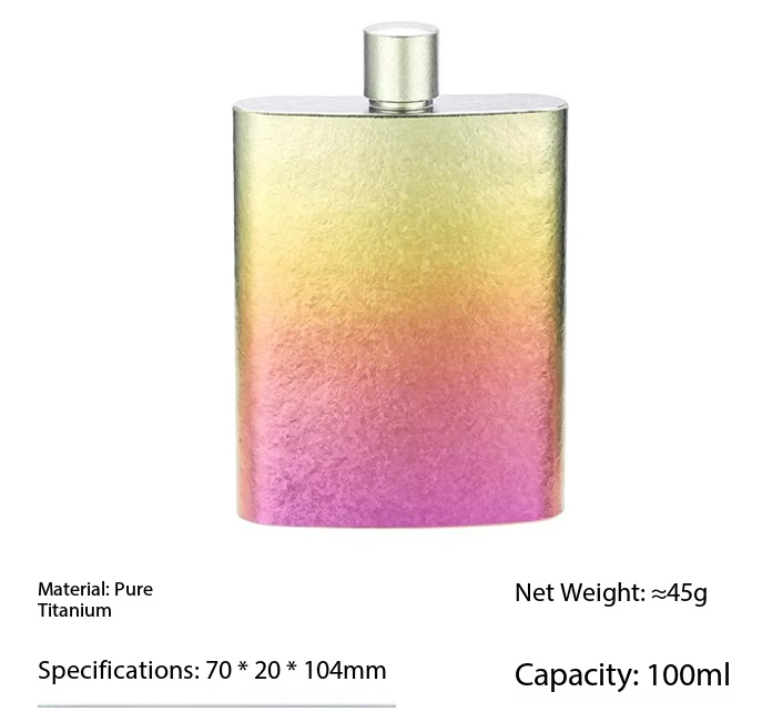 Flacon titane ROSE-impressionniste-100ml