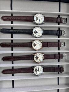 Luxury Mechanical Automatic Analog <strong>Watch</strong> Stainless Steel MIYOTA Leather Strap Glass Dial Window Simple Fashion Business Men - Product Image 4