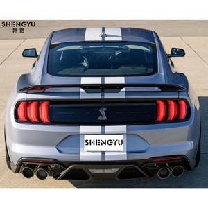 FOR-D Mustang 2018-2020 için uygun GT500 Shelby tarzı için modifiye Grille ve yan etekler ile ön ve arka tampon içerir - Product Image 4