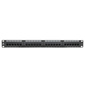 Personalización Cat6 Panel de conexión de red Montaje en rack 1U 24 puertos RJ45 UTP Datos Cat 6 Ethernet Lan Panel de cable de conexión - Product Image 4