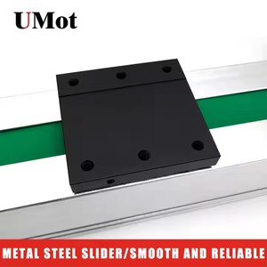 Sistema de riel de guía de movimiento lineal accionado por correa de alta velocidad UMOT, actuador lineal de peso ligero para máquina Cnc, Tobogán eléctrico - Product Image 5