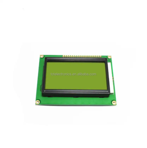 Alta qualità 12864B LCD 128x64 caratteri 12864B 5V schermo blu retroilluminazione modulo Monitor LCD LCD 12864 grossista - Product Image 5
