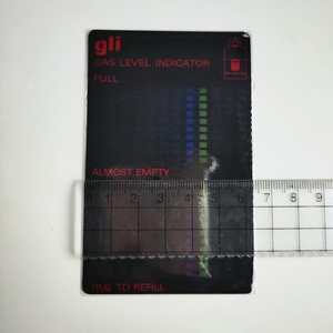 High Quality LPG Rectangle <strong>LCD</strong> Gas Level Tester With Clear <strong>Display</strong> In-Stock Household Thermometer Magnet Gas Level <strong>Indicator</strong> - Product Image 5