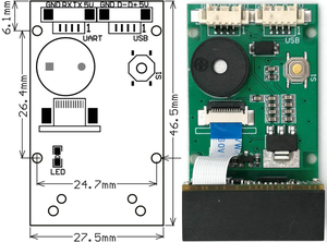 GM67 2D-Barcode-Scan-Modul-Unterstützt mobile Zahlungen und die Erkennung von Papier dokumenten mit mehreren Formaten - Product Image 3