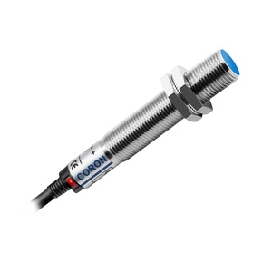 CORON-Sensor de proximidad óptico de alta calidad, cable de plomo M12, montaje empotrado, NPN, salida normalmente cerrada inductiva