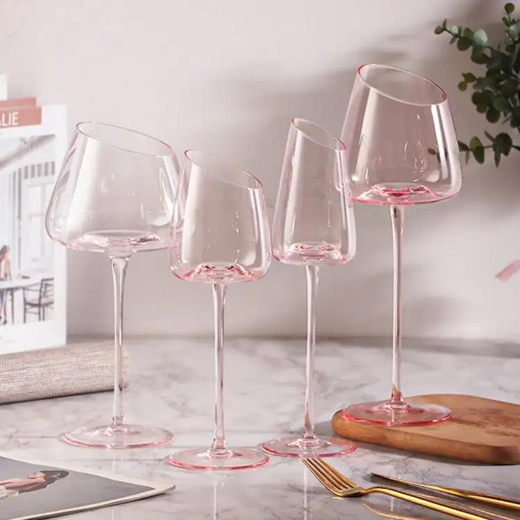 Goblet Wijnglas Met Lage Prijs Wijnglas Met Goud Speciale Aanbieding Wijnglazen