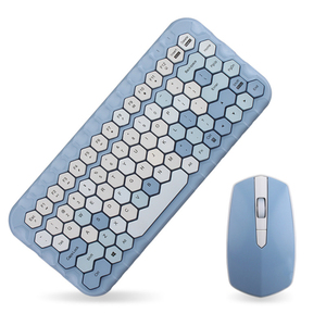 Teclado inalámbrico USB resistente al agua con teclas de función Multimedia