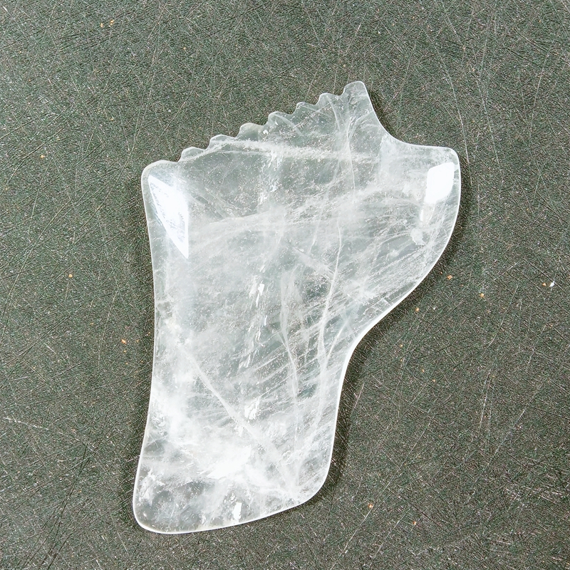 Guasha en quartz clair