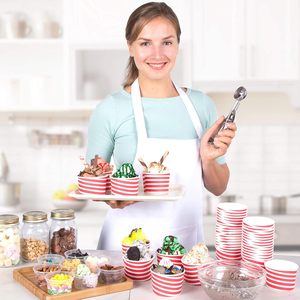 WPACK 3 4 <span class=keywords><strong>5</strong></span> 6 8 10 12 16 24 <span class=keywords><strong>OZ</strong></span> kağıt tek kullanımlık tatlı dondurma Sundae bardaklar çanaklar
