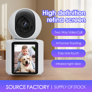 Videocamera visuale a due vie chiamata vocale con quadrante con un clic per visione notturna domestica Monitor WiFi sensore di Imaging per schede di memoria - Product Image 6