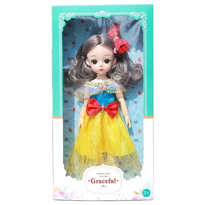 Bonecas novas para meninas casa menina princesa bobby boneca caixa de presente brinquedos
